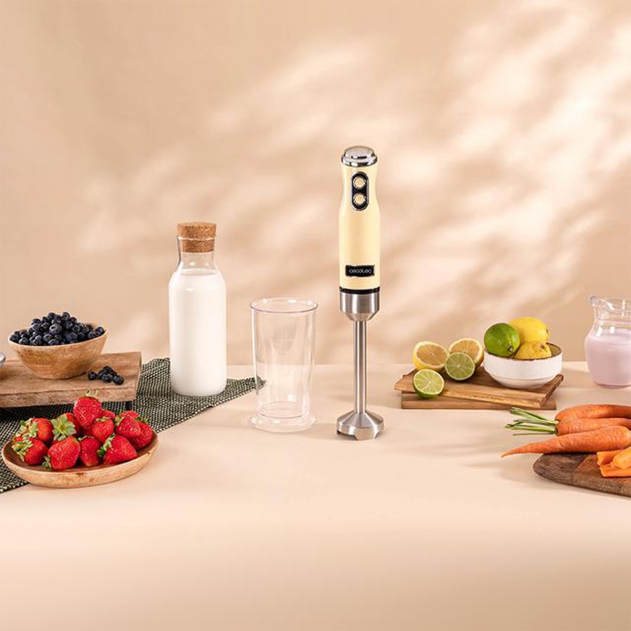 additioanl image for  Cecotec Hand Blender Retro Yellow 1200 w 