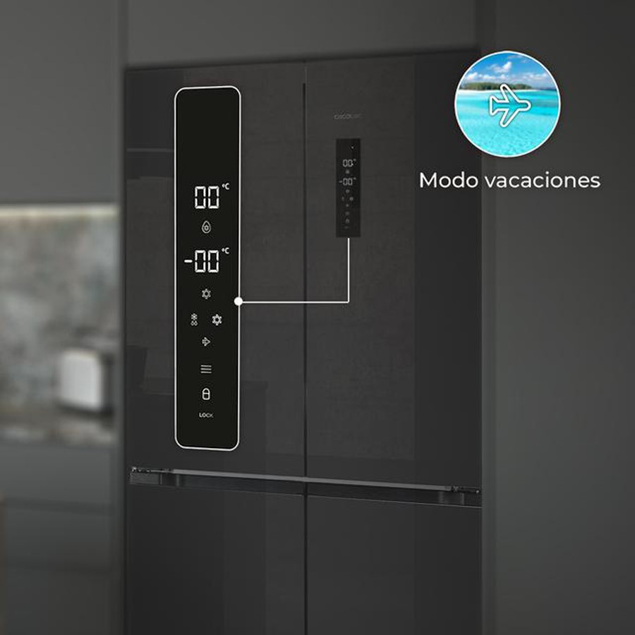 additioanl image for  Cecotec CoolMarket Black Glass 436 L FD 