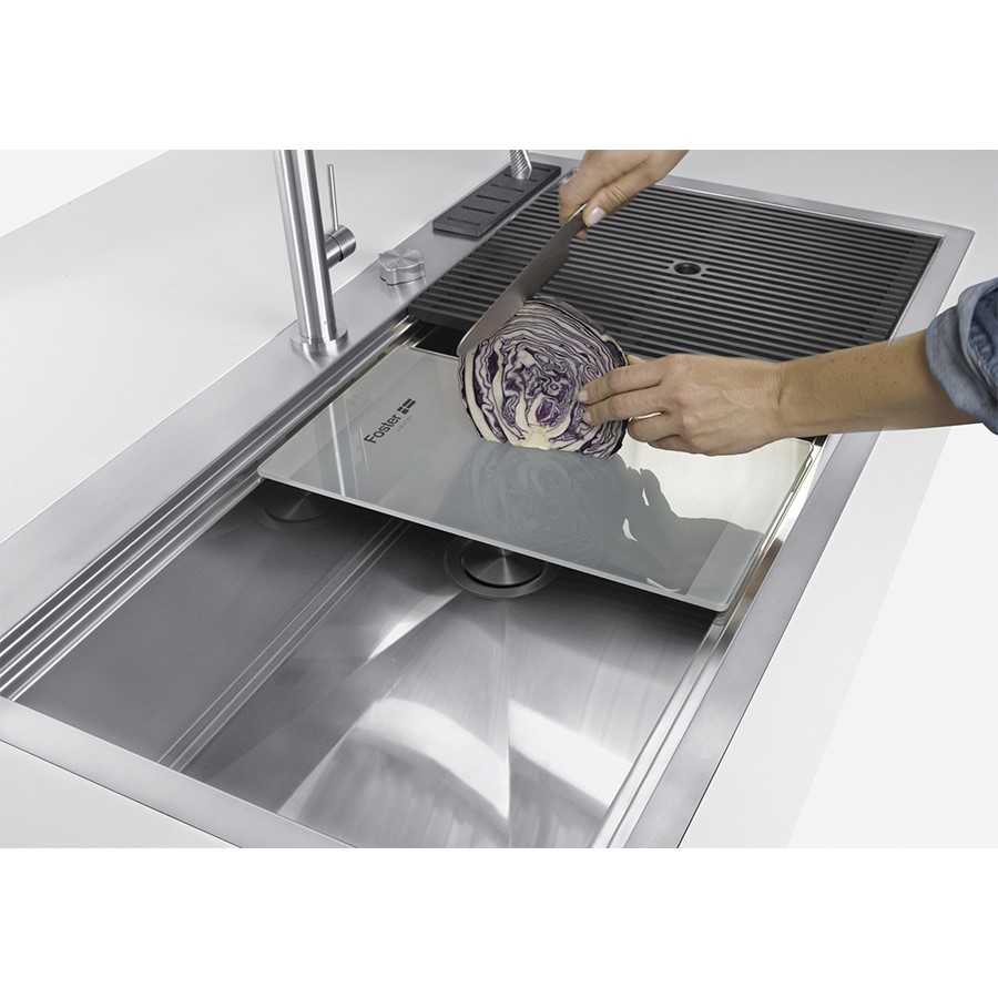 additioanl image for  Foster Sink Milano UM S/Steel 101x 50 cm 