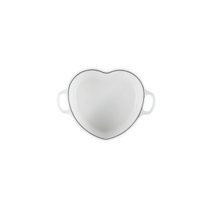 additioanl image for  Le Creuset Heart Cass. White+Gold Knob 