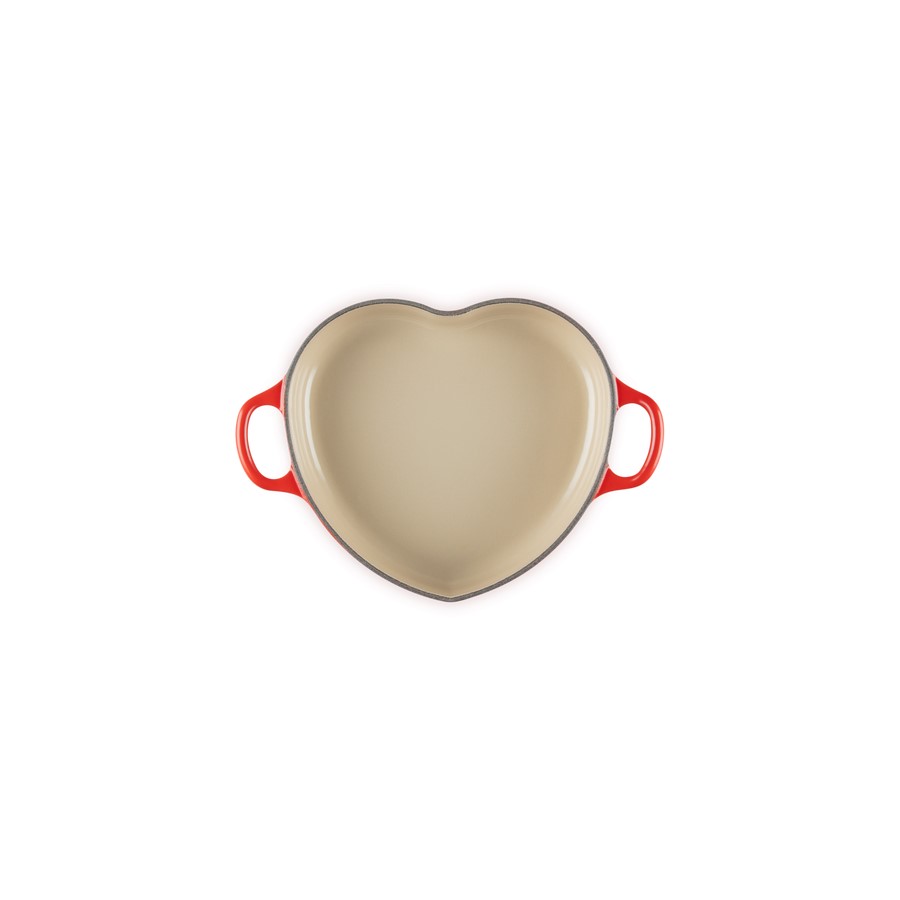 additioanl image for  Le Creuset Heart Shape Dish Cerise 20 cm 