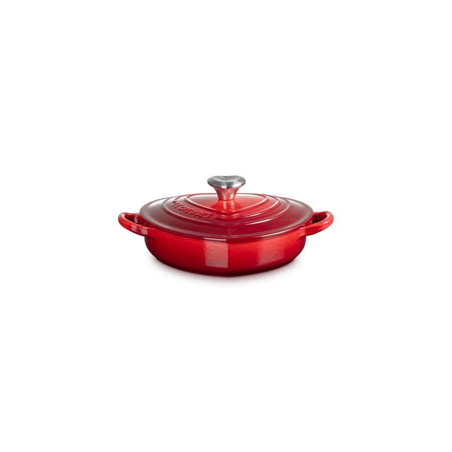 additioanl image for  Le Creuset Heart Shape Dish Cerise 20 cm 
