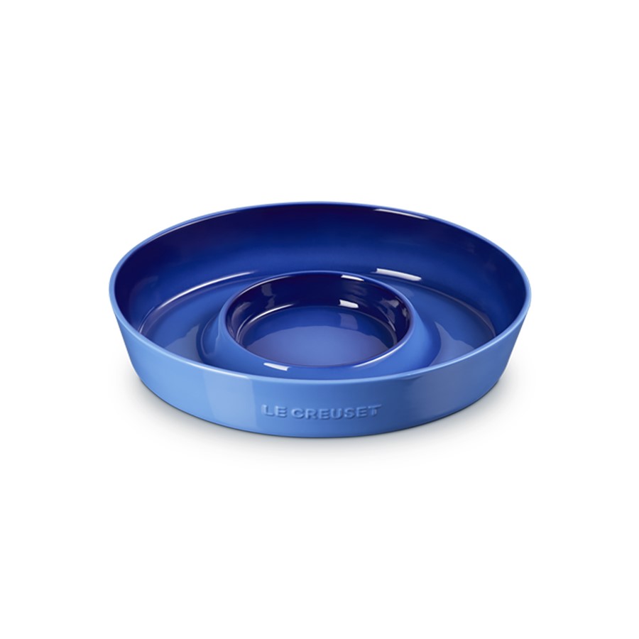 additioanl image for  Le Creuset Chip&Dip Oval Platter Az.Blue 