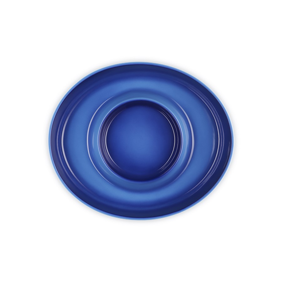 additioanl image for  Le Creuset Chip&Dip Oval Platter Az.Blue 
