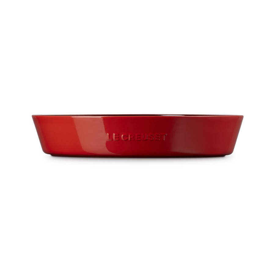additioanl image for  Le Creuset Chip& Dip Oval Platter Cerise 