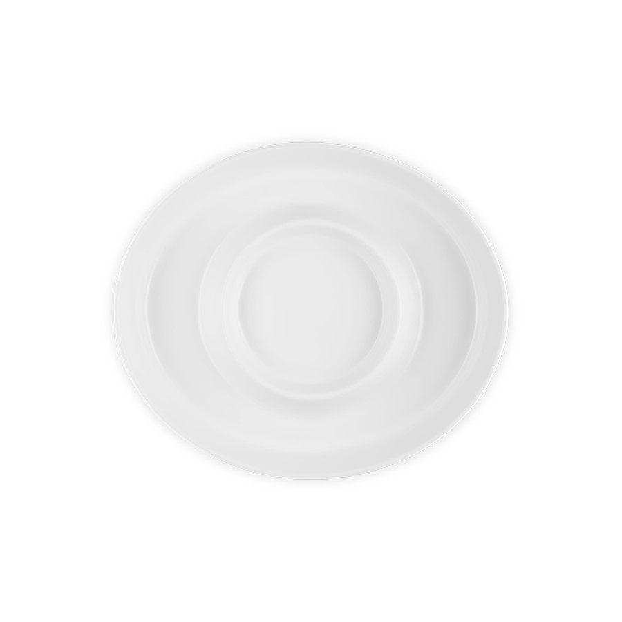 additioanl image for  Le Creuset Chip & Dip Oval Platter White 