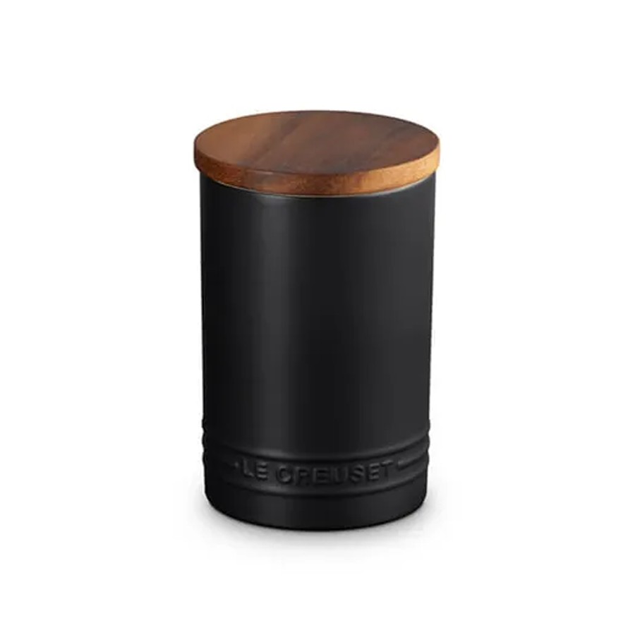additioanl image for  Le Creuset Storage Jar Mat Black 770 ml 