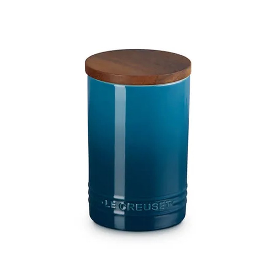 additioanl image for  Le Creuset Storage Jar Deep Teal 770 ml 