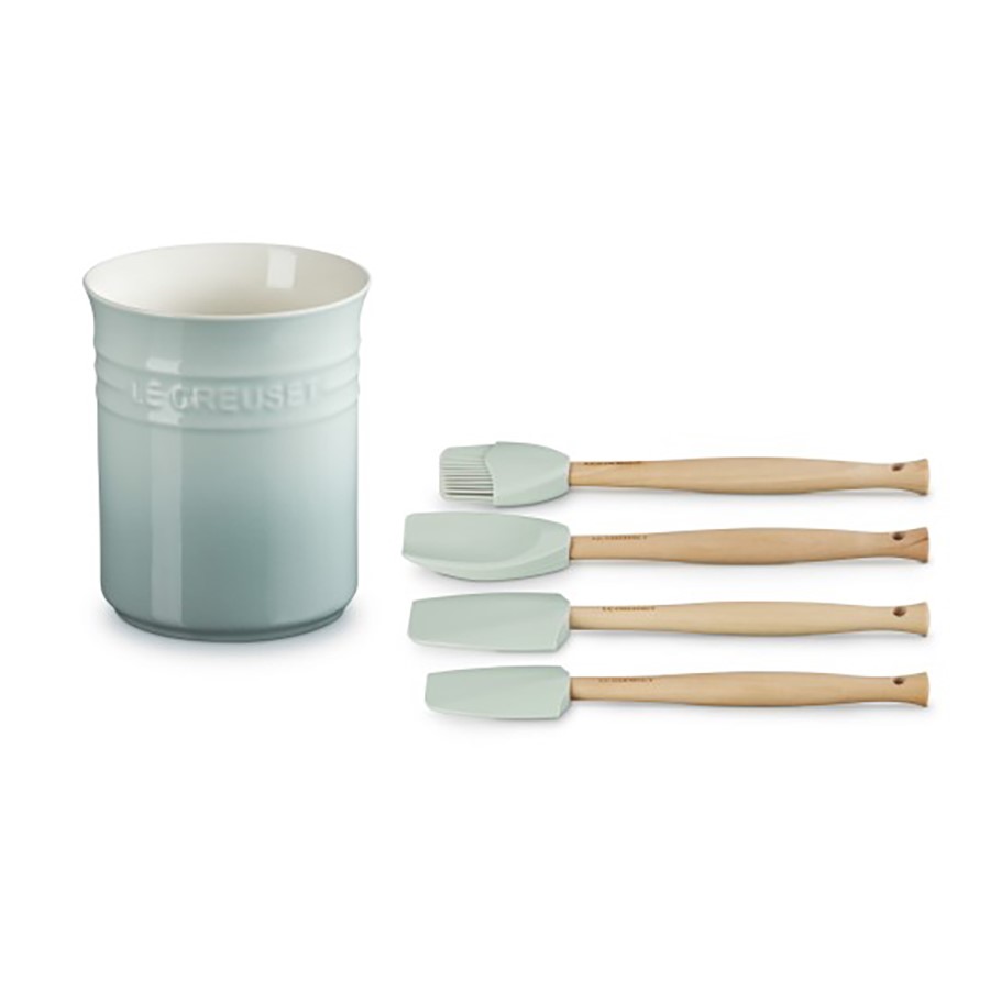 additioanl image for  Le Creuset Utensil Jar+4 Utensils S/Salt 