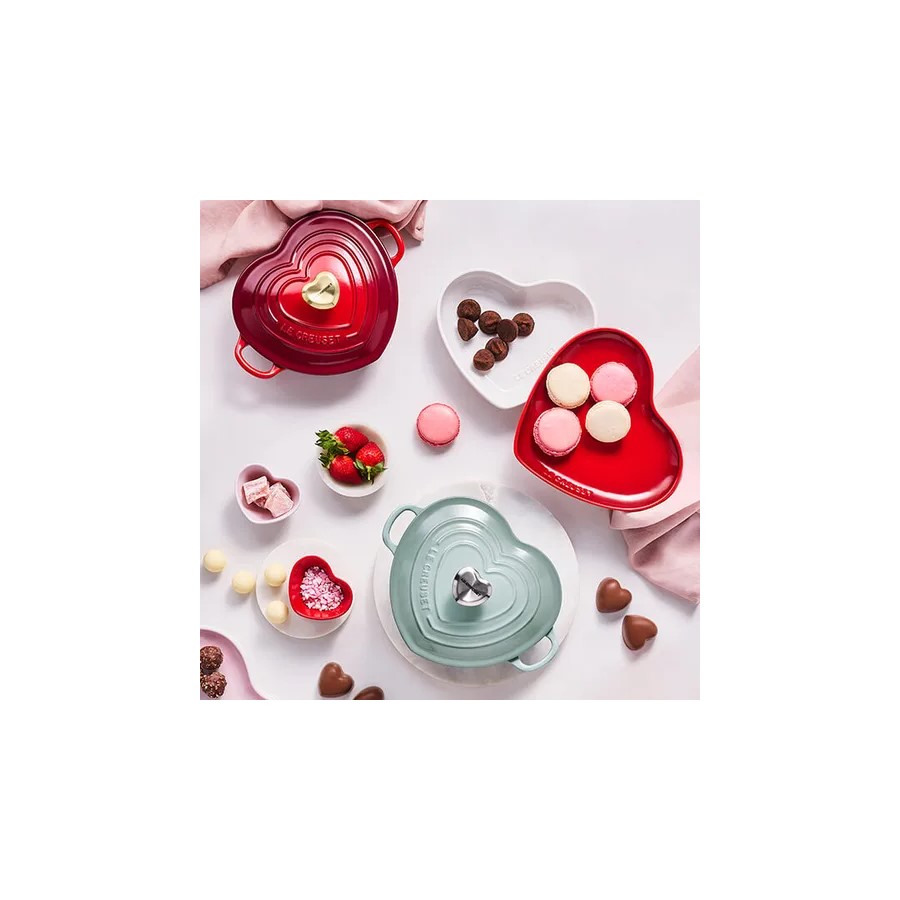 additioanl image for  Le Creuset Heart Casserole Sea Salt 20cm 