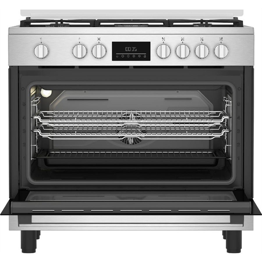 additioanl image for  Beko Cooker Dual Fuel 5 Burners 90 cm 