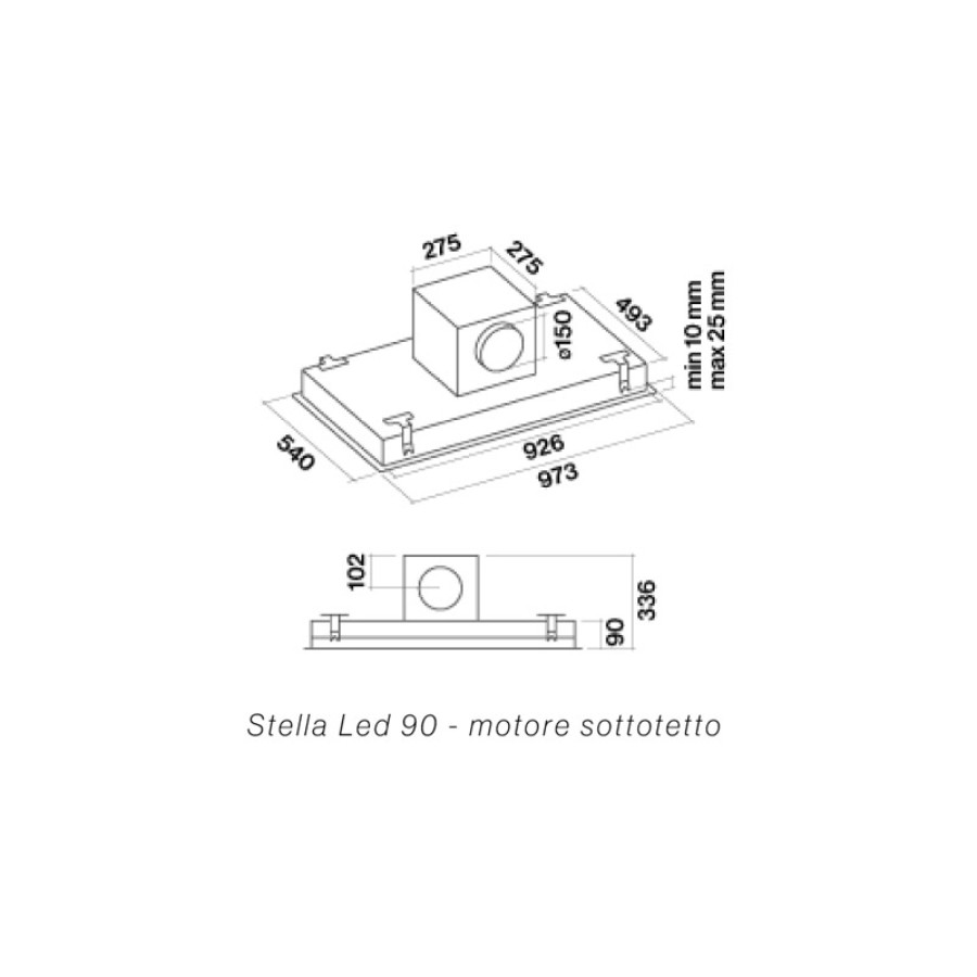 additioanl image for  Falmec Hood Stella Plus S/Steel 90 cm 