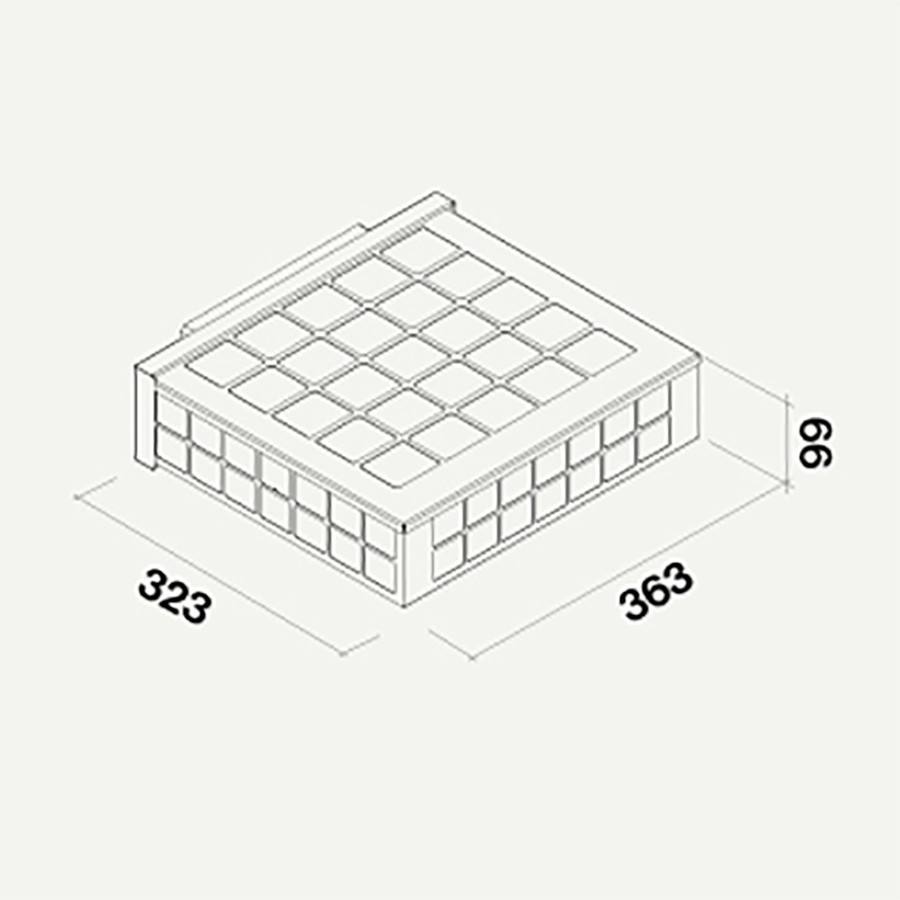 additioanl image for  Falmec Carbon.Zeo Filter Under Base 10cm 