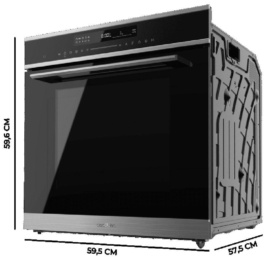 additioanl image for  Cecotec Microwave Hexa Built-In 72 L 