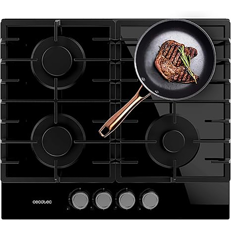 additioanl image for  Cecotec Bolero Gas Hob 4 Burner Black 