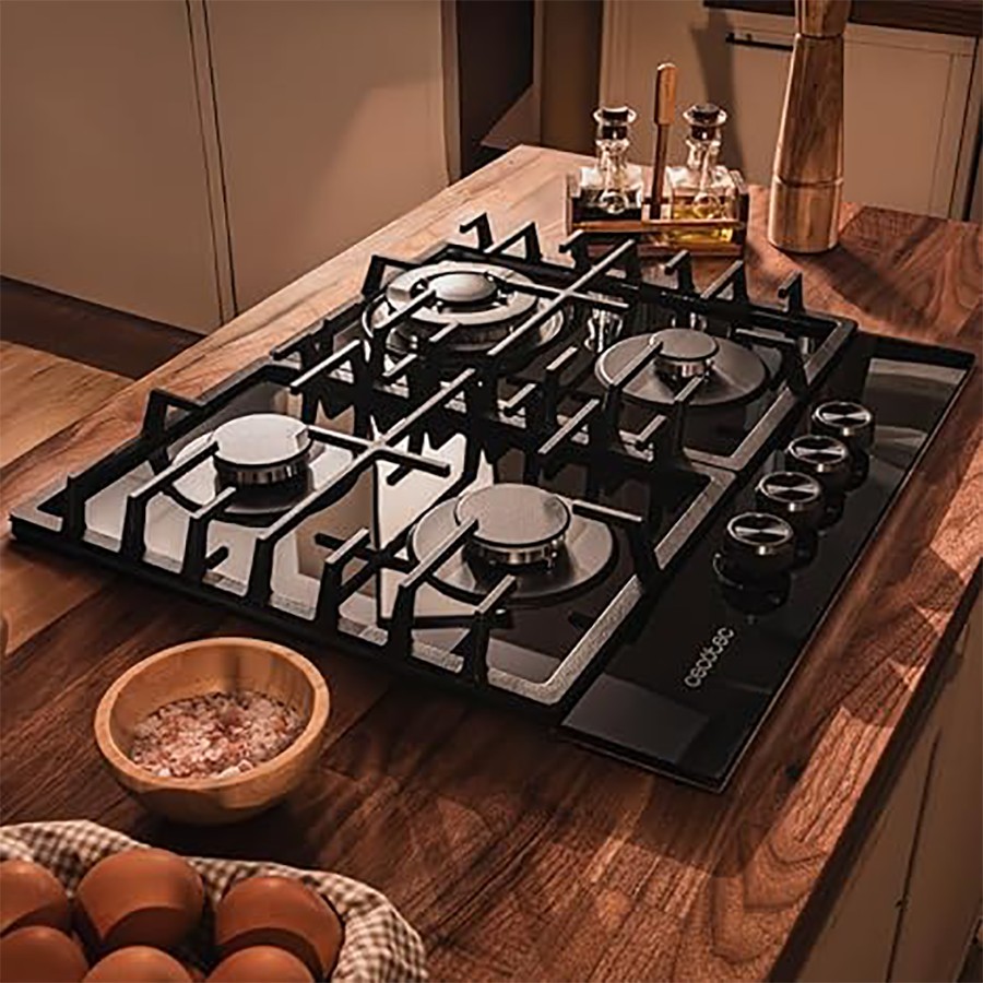additioanl image for  Cecotec Bolero Gas Hob 4 Burner Black 