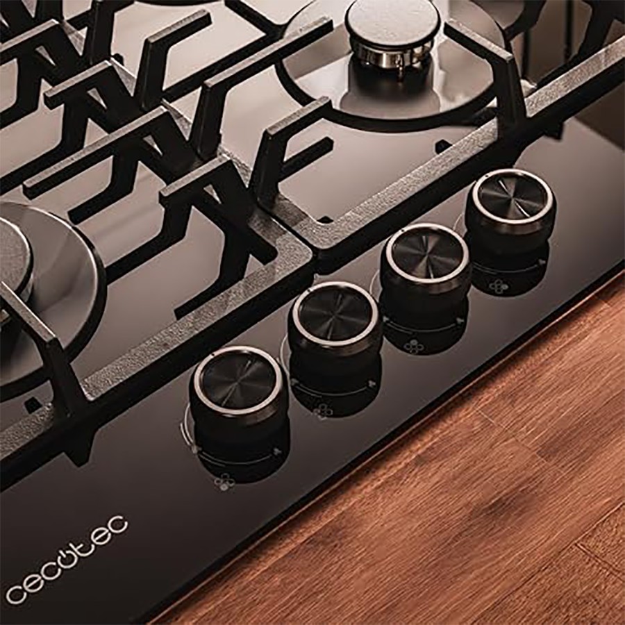 additioanl image for  Cecotec Bolero Gas Hob 4 Burner Black 
