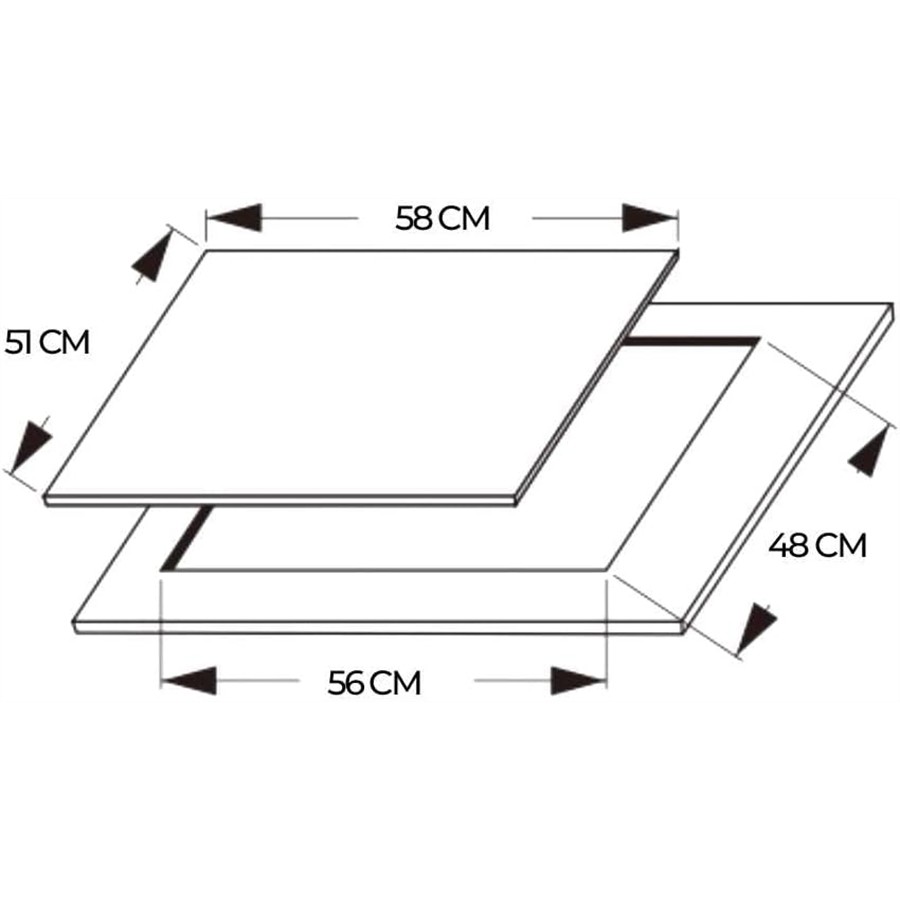 additioanl image for  Cecotec Bolero Gas Hob 4 Burner Black 