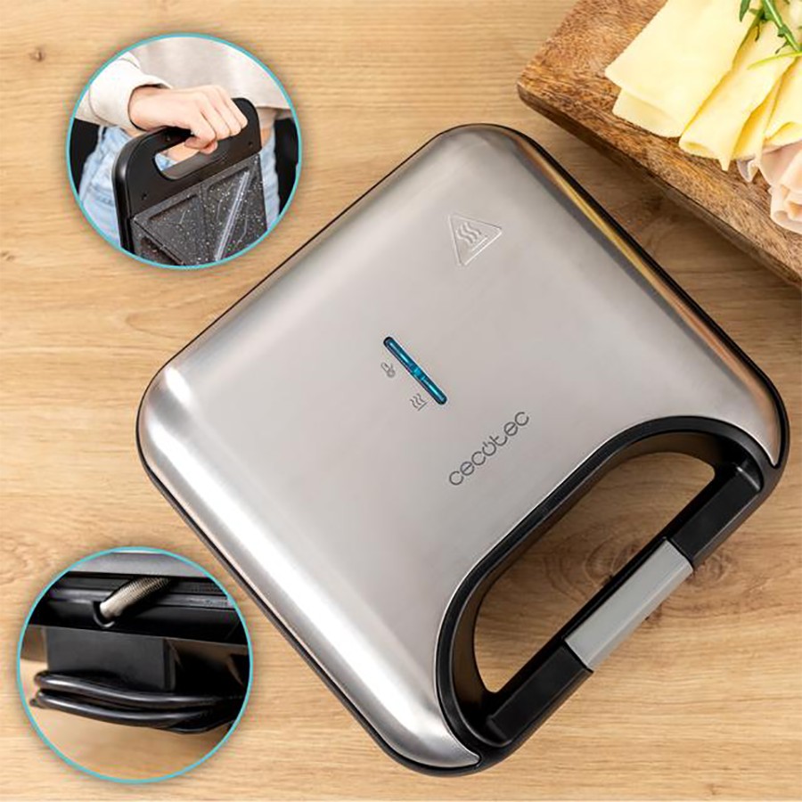 additioanl image for  Cecotec Sandwich Maker Inox 