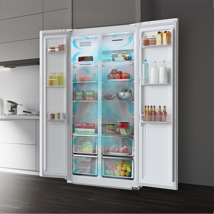 additioanl image for  Cecotec Fridge Side/Side White 430 L 
