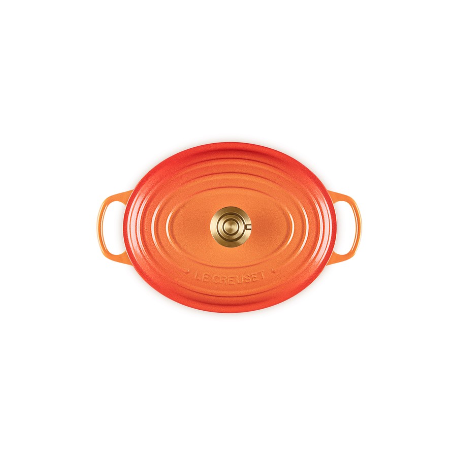 additioanl image for  Le Creuset Sign. Oval Cass G/Flame 29 cm 
