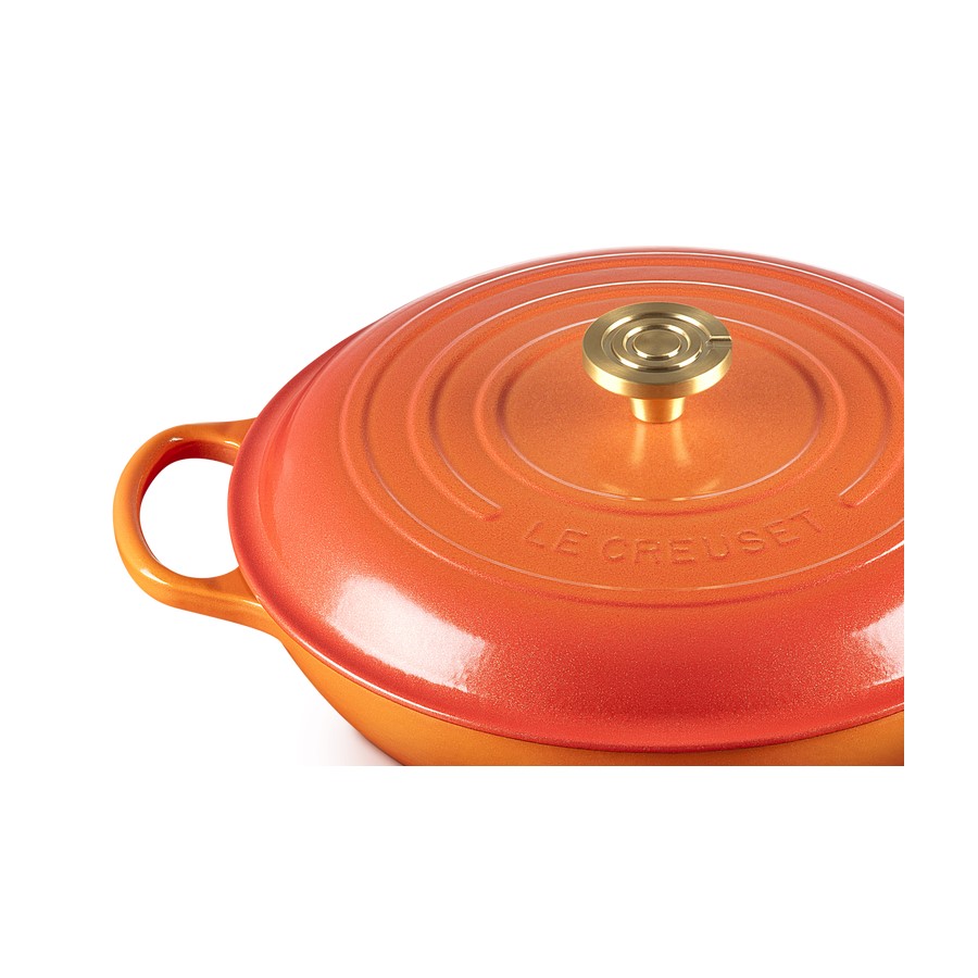 additioanl image for  Le Creuset Sign. Low Cass. G/Flame 30 cm 