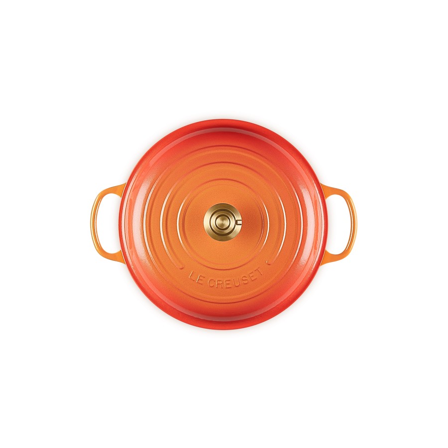 additioanl image for  Le Creuset Sign. Low Cass. G/Flame 30 cm 