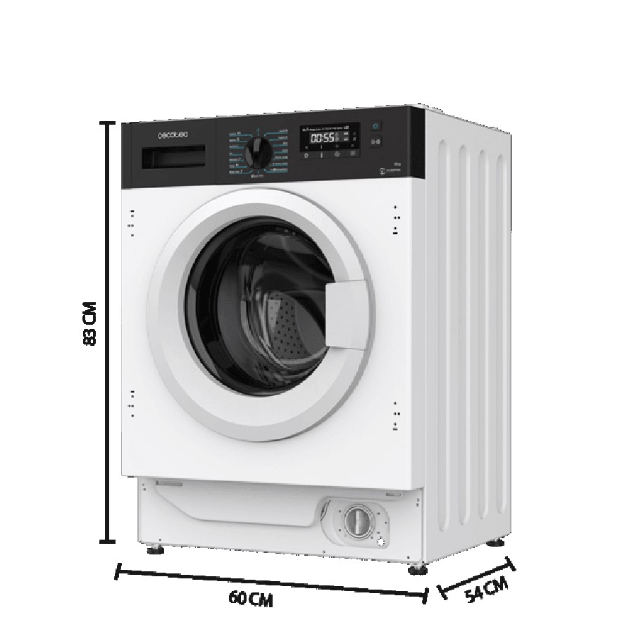 additioanl image for  Cecotec 8kg Washing Machine Built-in 