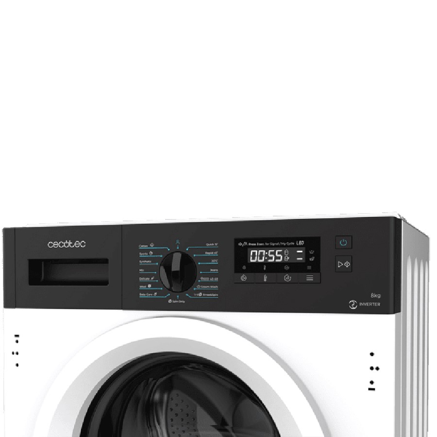 additioanl image for  Cecotec 8kg Washing Machine Built-in 