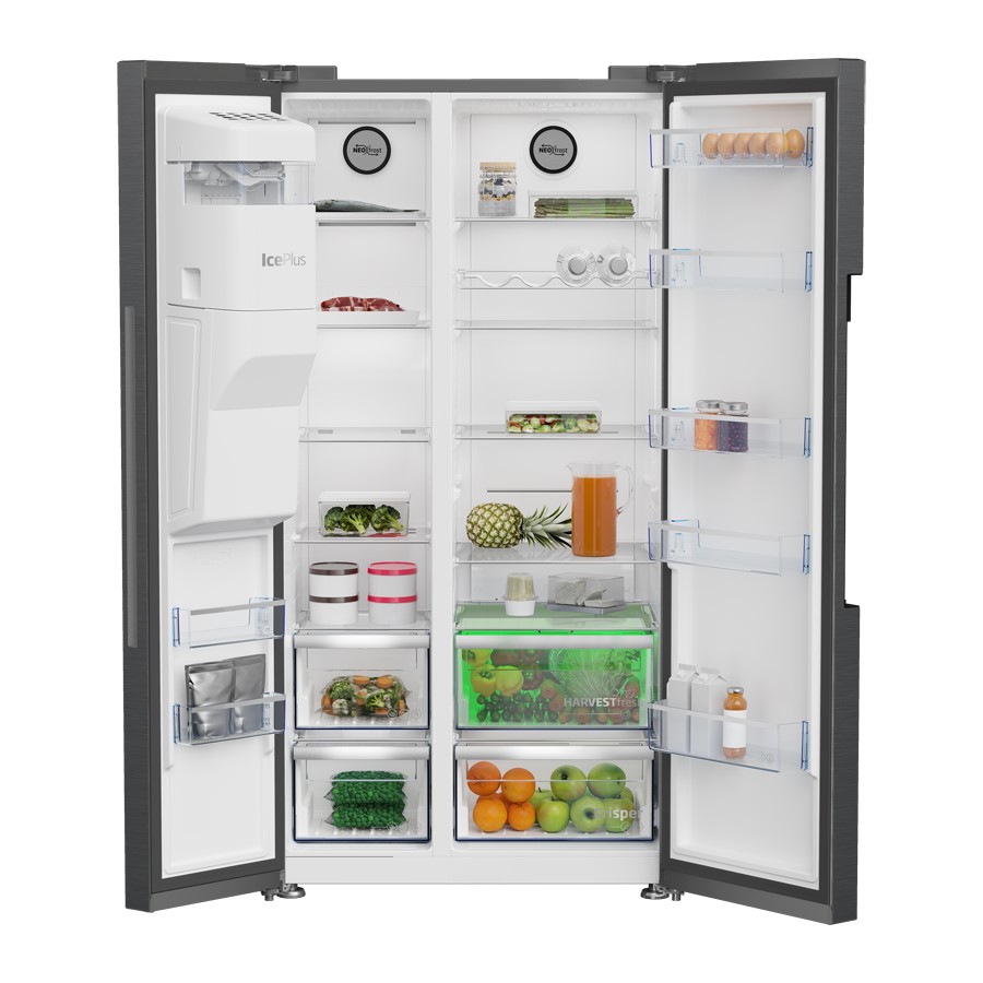 additioanl image for  Beko American Style SideBySide Dark Inox 