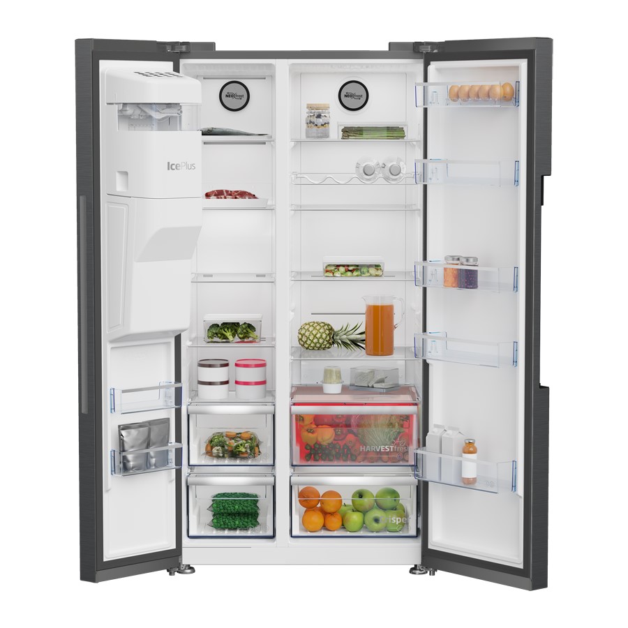 additioanl image for  Beko American Style SideBySide Dark Inox 