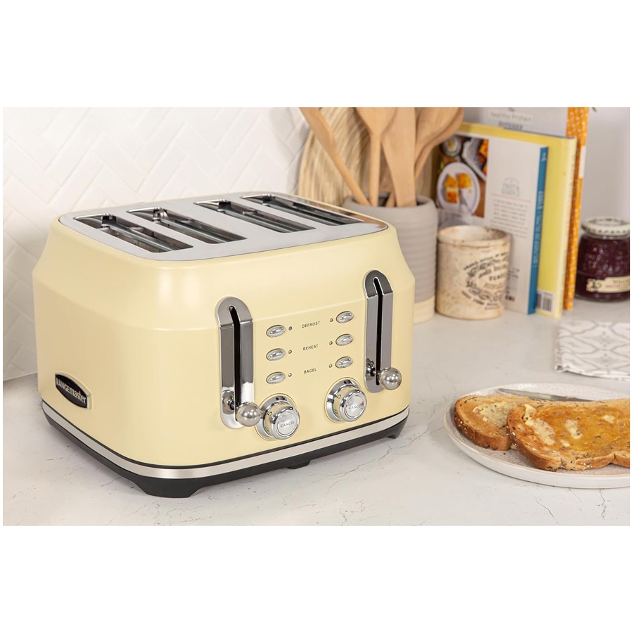 additioanl image for  Rangemaster Classic 4 Slice Cream Toaste 
