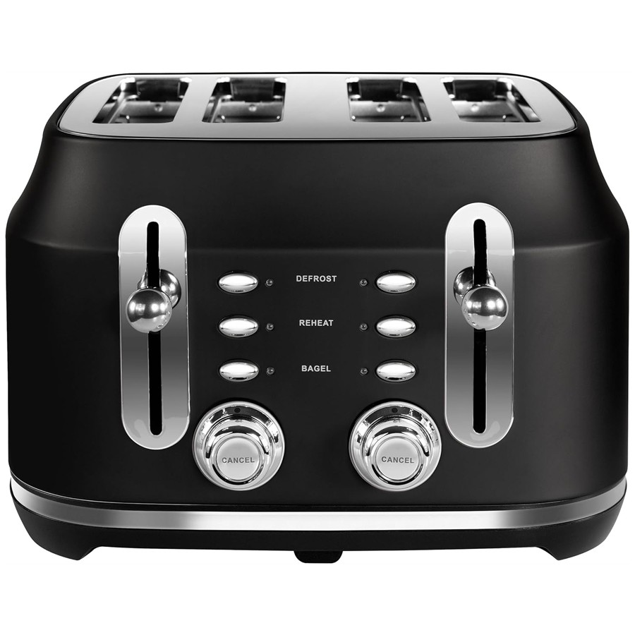 additioanl image for  Rangemaster Classic 4 Slice Blk. Toaster 