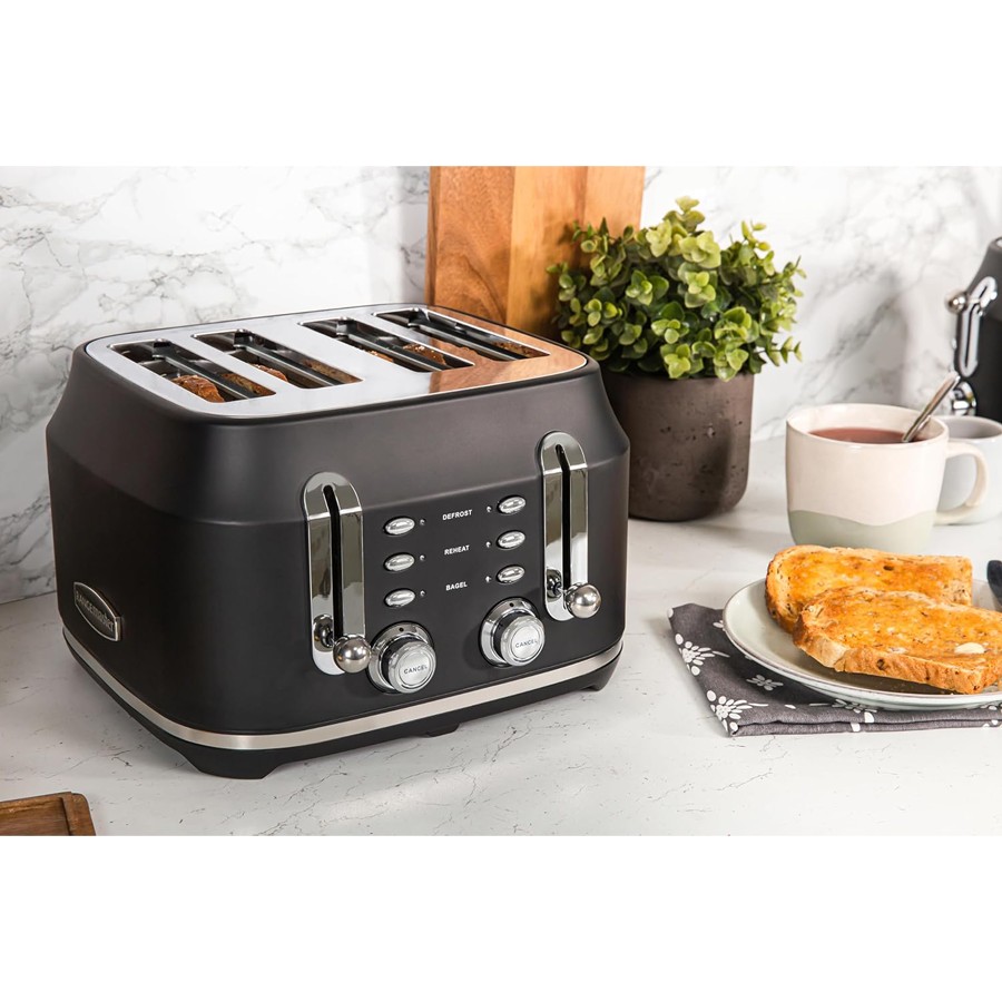 additioanl image for  Rangemaster Classic 4 Slice Blk. Toaster 