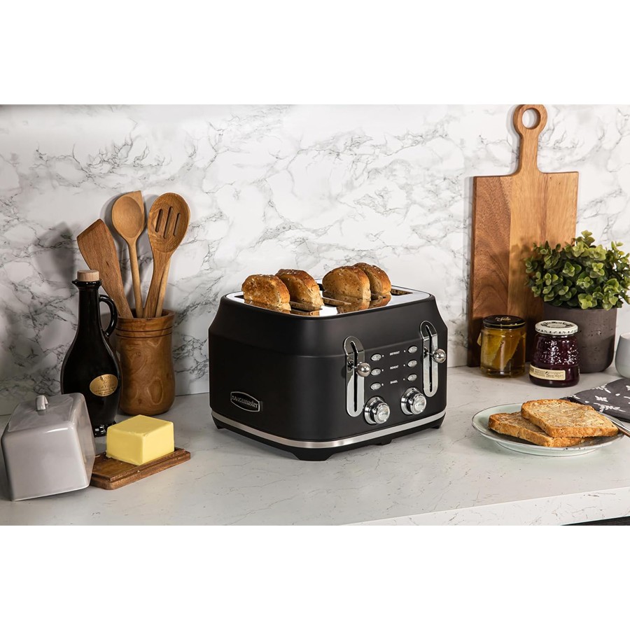 additioanl image for  Rangemaster Classic 4 Slice Blk. Toaster 