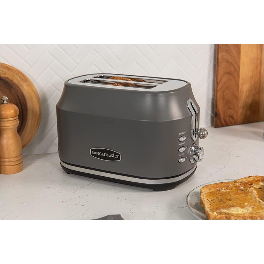 additioanl image for  Rangemaster Classic 2 Slice Grey Toaster 