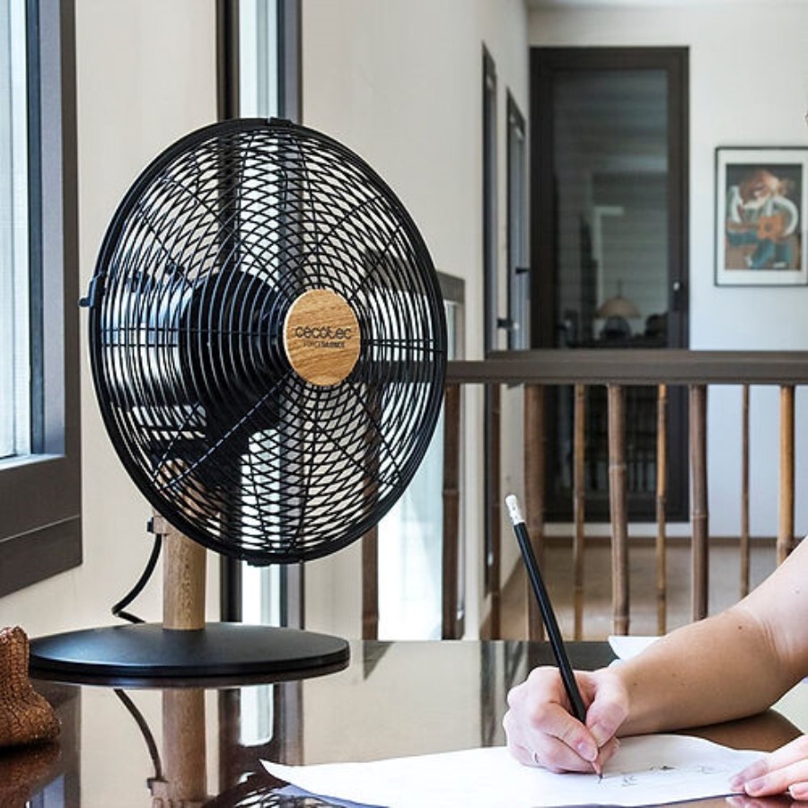 additioanl image for  Cecotec Desk Fan Force Silence Wood 560 