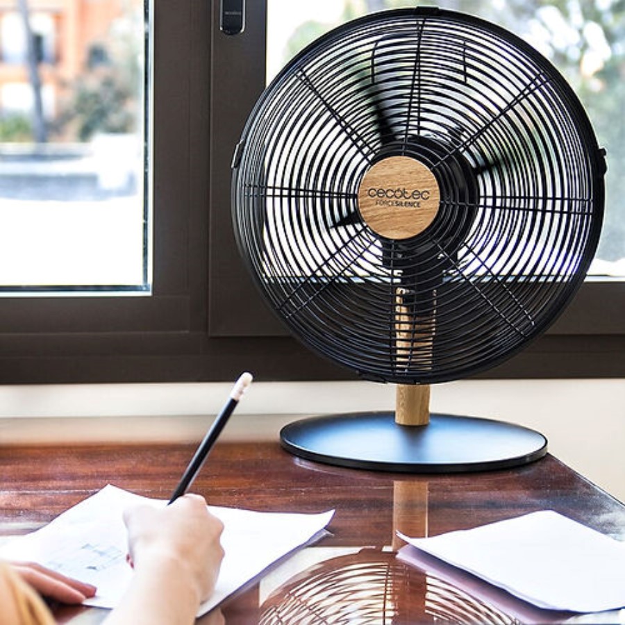 additioanl image for  Cecotec Desk Fan Force Silence Wood 560 