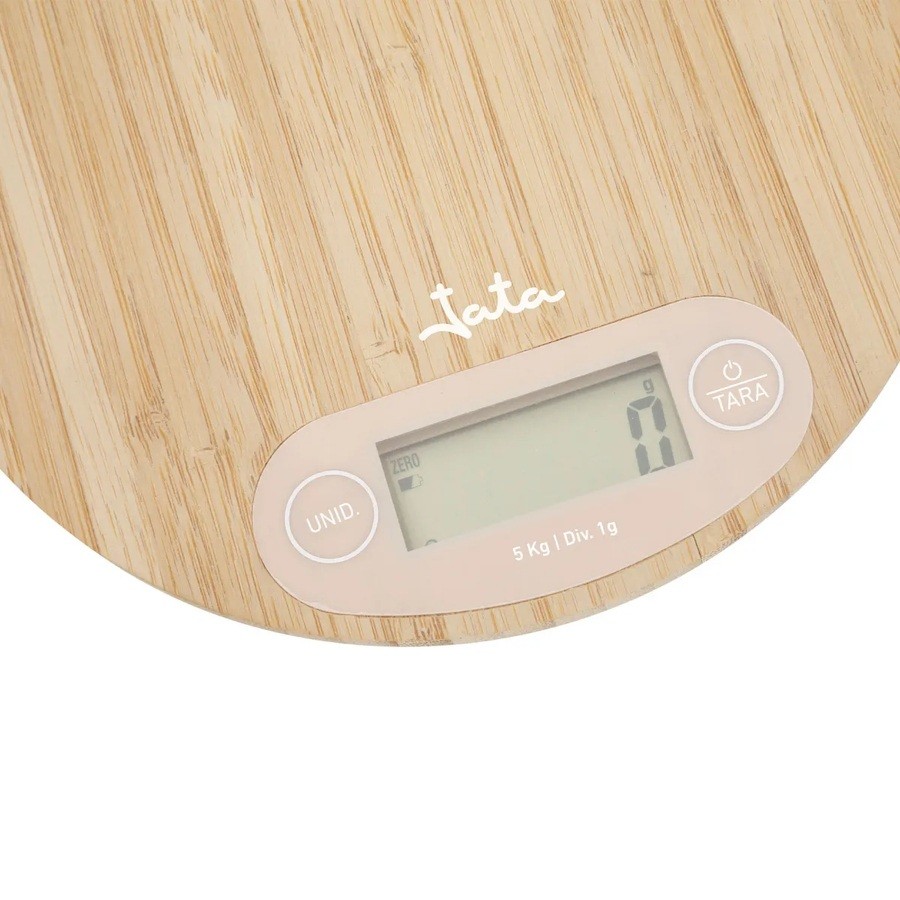 additioanl image for  Jata Bamboo Round Kitchen Scale 