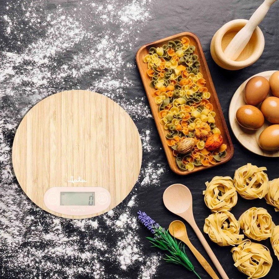 additioanl image for  Jata Bamboo Round Kitchen Scale 