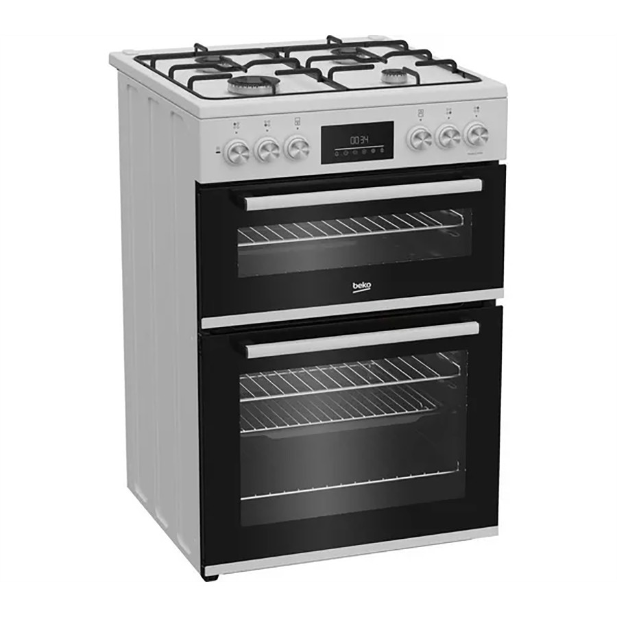 additioanl image for  Beko Double Oven Dual Fuel Cooker White 