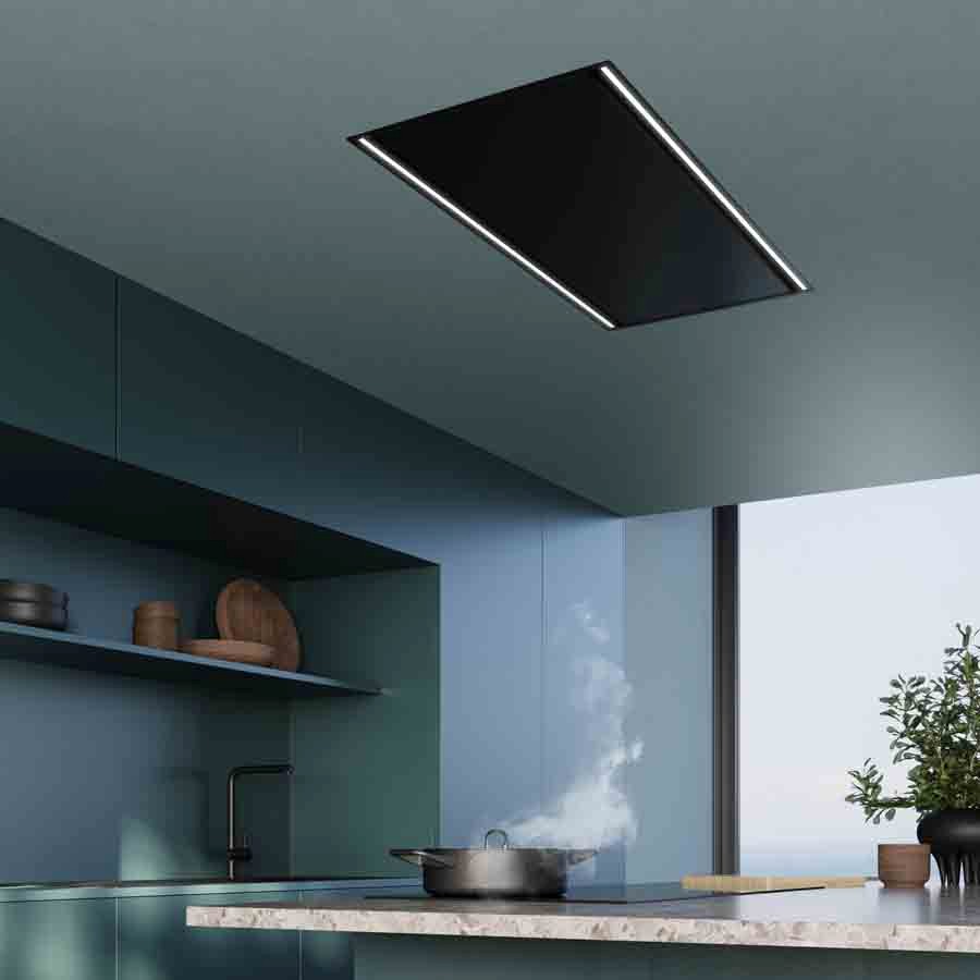 additioanl image for  Falmec Mirage Ceiling Hood Black 100 cm 