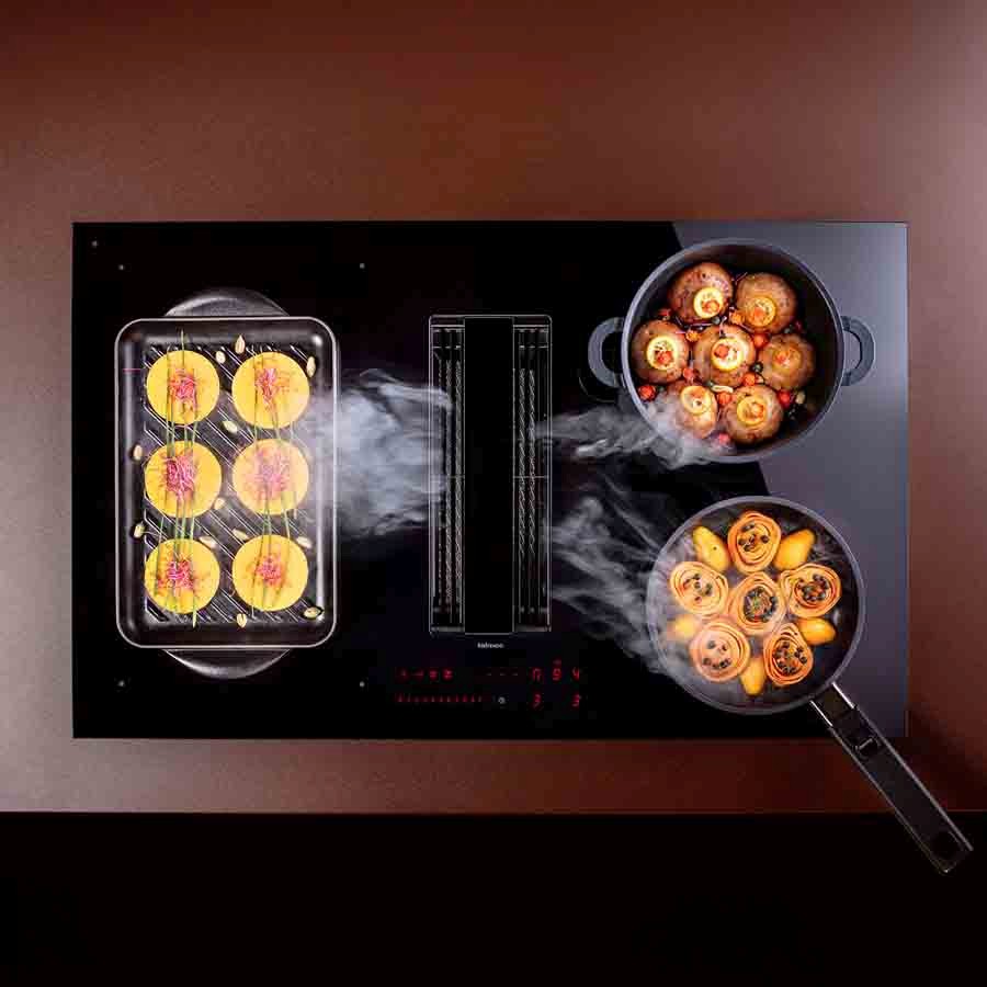 additioanl image for  Falmec Ind. Hob With Intgrated Hood 76cm 