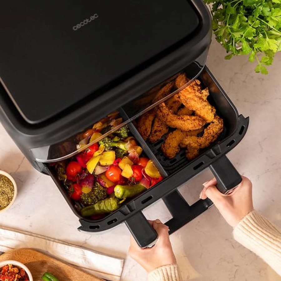 additioanl image for  Cecotec Airfryer Dual Black & Silver 