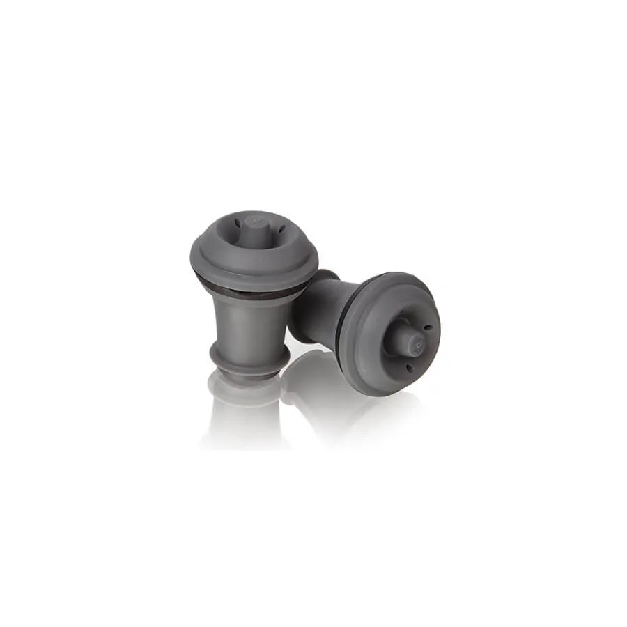 additioanl image for  Vacuvin Wine Stoppers Black Set of 2 