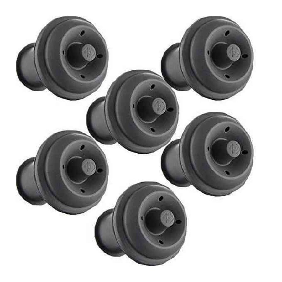 additioanl image for  Vacuvin Wine Stoppers Grey Set of 6 