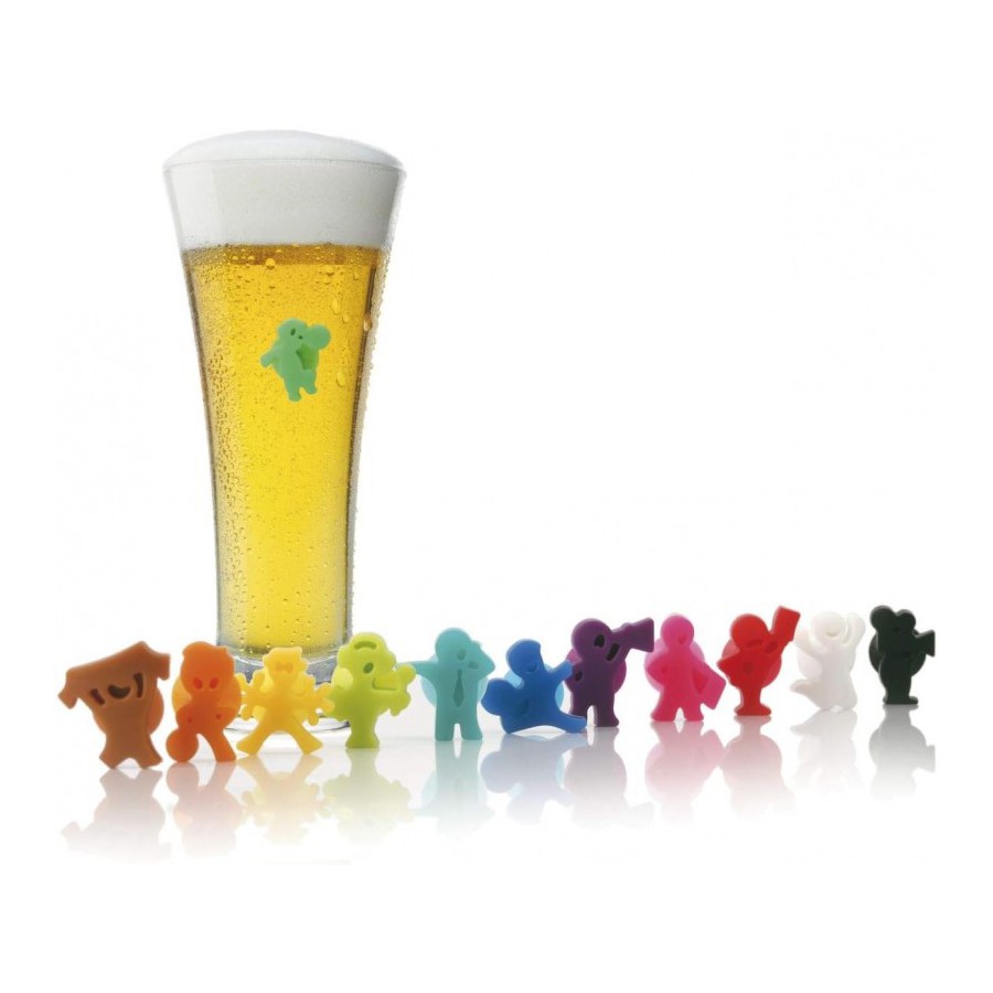 additioanl image for  Vacuvin Glass Markers Party People 