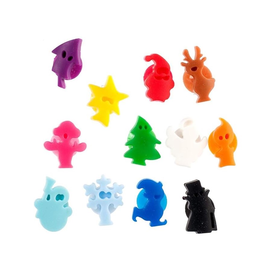 additioanl image for  Vacuvin Glass Markers Christmas Crowd 