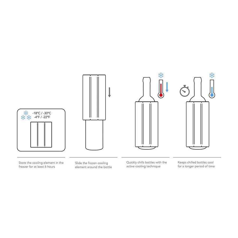 additioanl image for  Vacuvin Cooler Wine/Champagne Platinum 