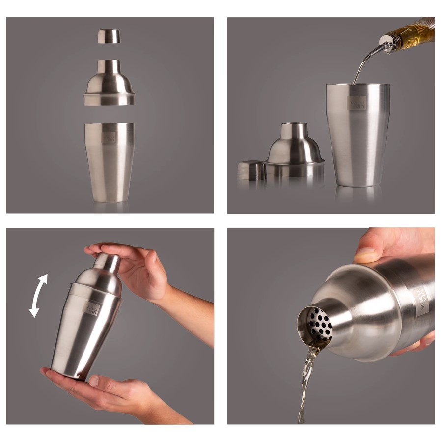 additioanl image for  Vacuvin Cocktail Shaker Stainless Steel 